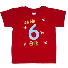 Geburtstag T Shirt  Ich bin 6