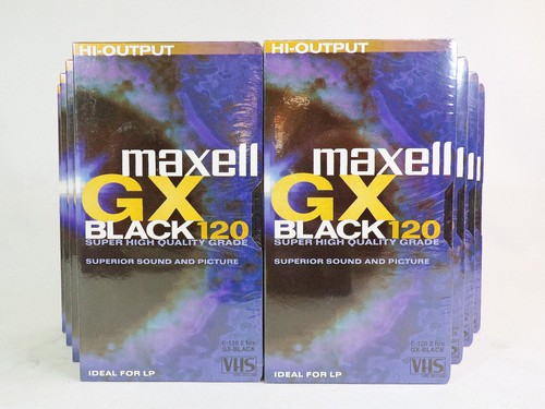 Vhs videokassetten maxell gx - vhs,