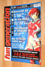 2000 Fun Generation Magazin The Legend of Dragoon StarCraft 64 Fur Fighters