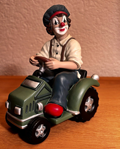 Gilde clown figur - figur, auf