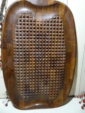 Tranchiertablett,Schneidebrett,Holzbrett,Teakholz,Mandalay,Dänemark,vintage,