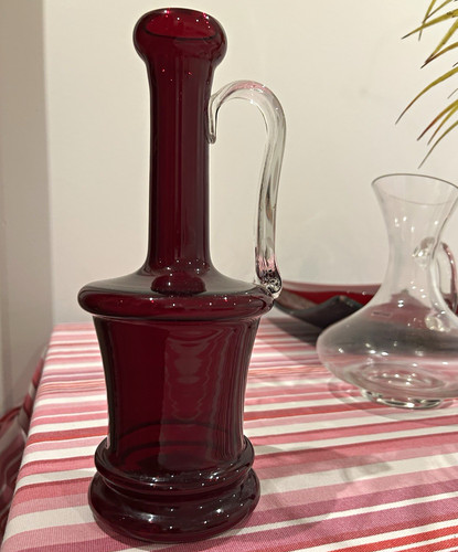 Karaffe aus glas mit - glas,