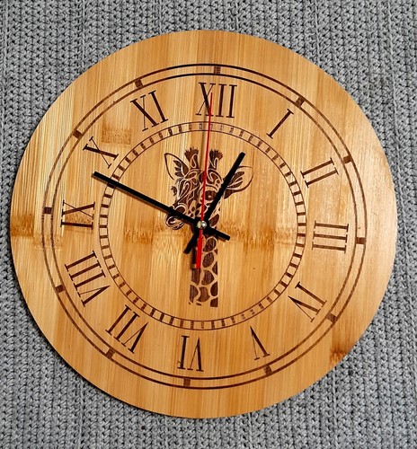 Wanduhr holz bambuk - wanduhr, cm