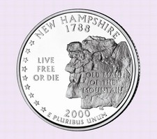 QUARTER  DOLLAR New Hampshire