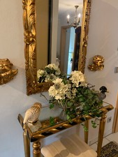 Spiegelgarnitur mit Spiegel Hocker Tischchen