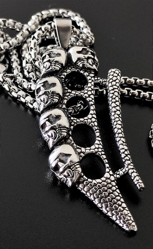 Schlagring totenkopf anhänger - totenkopf,