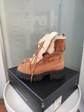 Hammerstein Munic Lammfell Stiefel Stiefeletten Echtleder 38 Braun UVP: 569