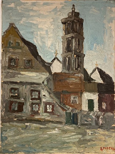 ölbild expressiv pastos - Ölbild,