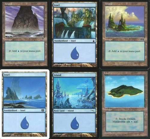 Mtg 20x blaue - (island), basic