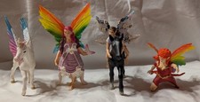 5x SCHLEICH 2 Pferde 3 verschiedene Elfen Fantasy Regenbogen