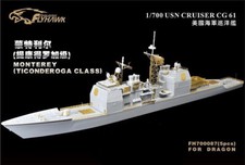 Flyhawk Pe 1/700 USN Cruiser CG61 Monterey (Ticonderoga Klasse) FH 700087