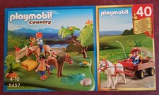 Playmobil Country Set 5457 - Pferde, Kutsche, Kinder, in OVP