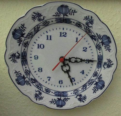 Wanduhr küchenuhr porzellan - wanduhr,