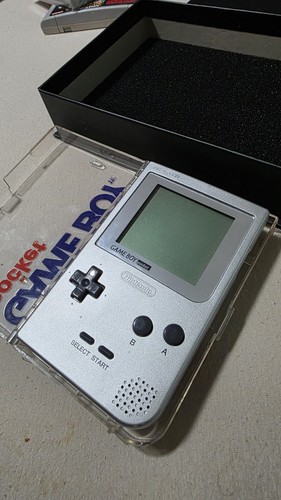 Gameboy pocket silber mit - pocket,