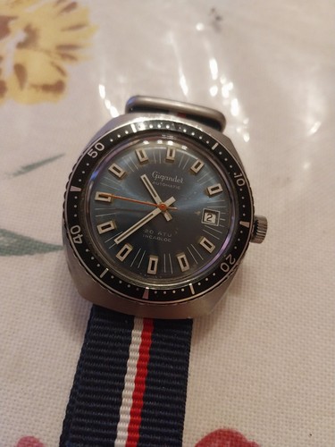 Seltene taucheruhr gigandet - taucheruhr,