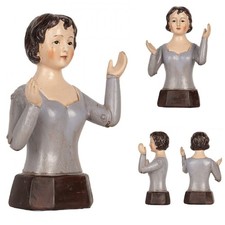 Figur Frau Büste Puppe 20cm nostalgisch Vintagelook Shabby