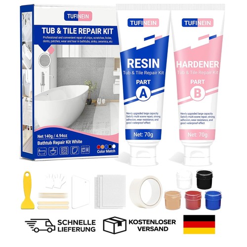 Badewannen reparaturset weiß - reparaturset,