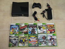 Xbox 360 Konsole Slim Schwarz Kinect Ready inkl. 5 Gratis Spiele + Controller