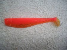 Spro Dull Shad Farbe Orange Star Gummifisch Gummiköder Kunstköder Angeln 