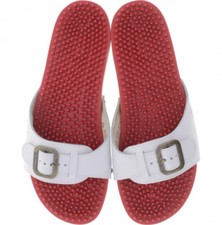 Berkemann / Noppen-Sandale / Weiß Kalbsleder / Art: 00107-100 / Unisex