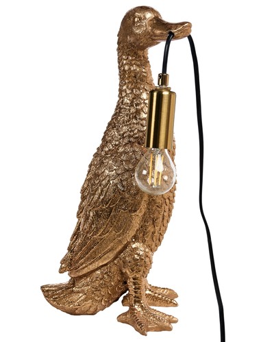 Tischlampe kunstharz gold - tischlampe,