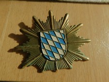 Polizei Bayern Mützenabzeichen goldfarben höherer Dienst inaktuell