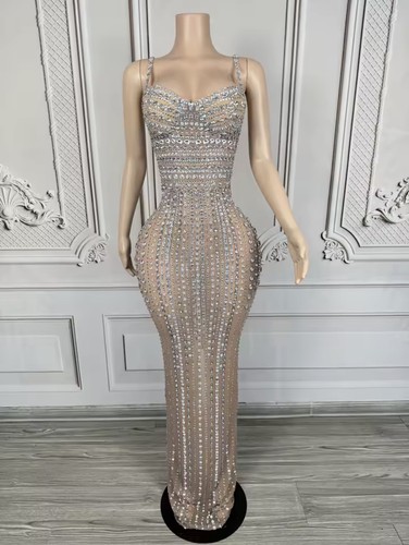 Glitzerndes langes