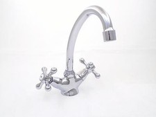 Waschtischarmatur Waschbecken Armatur Zweigriff Nostalgie Mischbatterie Retro