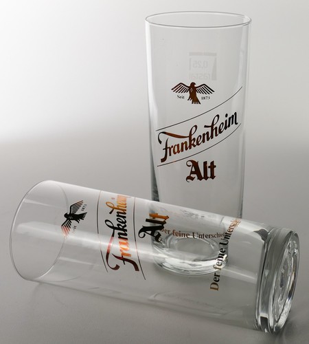 Frankenheim alt bier glas - 2, x