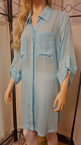 Good long bluse - good, türkis