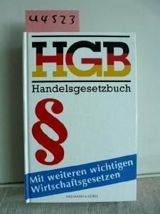 Handelsgesetzbuch mit - (hgb):,