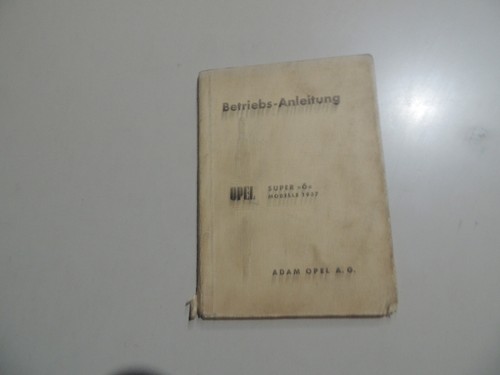 Opel super betriebsanleitung - 6,
