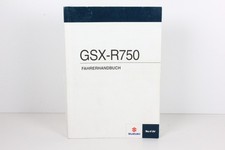 Suzuki GSX-R750 Betriebsanleitung Fahrerhandbuch L0 Modelljahr 2010-