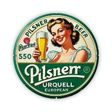 Blechschild rund Pilsner
