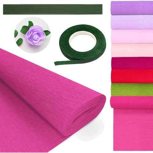 Krepppapier bunt rollen - krepppapier, 8