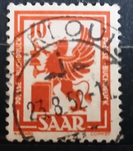 Briefmarke saar presse - briefmarke, saar,