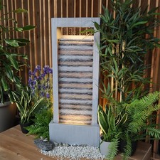 Wasserspiel Komplettset Namibia Indoorbrunnen, Springbrunnen für Garten Terrasse