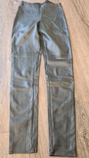 H&M Lederhose Hose gefüttert Damen 38 Leggins warm Winter