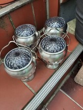 4 x Solithia Gartenstecker Solar LED Leuchten mit verschiedenen Farben (M1)