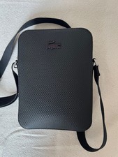 LACOSTE  Chantaco Camera Bag Herrn  Umhängetasche Tasche Schwarz TOP wie NEU