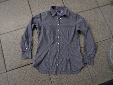 Damen Bluse Trachtenhemd weiß-blau-kariert v. Tommy Hilfiger Gr. 42 