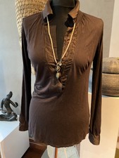 Tolles Schumacher Shirt Langarmshirt Tunika Viscose/Seide Gr. S