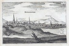 HOVEGEISMAR-Matth.Merian d.ä.- KSt. aus "Topographia Germaniae 1642-50"