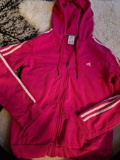 ?Adidas Damen-Mädchen Jacke Pink? Gr. S/36 Freizeit Fitness Sport 