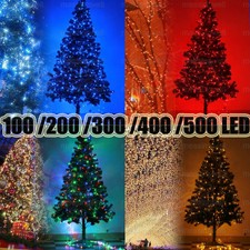 Weihnachtsbaum Lichterkette Außen 10-50M Lichterkette Weihnachtslichterkette LED