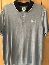 LACOSTE Poloshirt Gr. 5/L Hellblau Limited Edition“Roland Garros“ NEUE