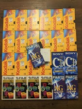 25 Stk. VHS Video-Kassetten Kodak HS E-240, Fuji AG 240, Sony 240 - neuw.!