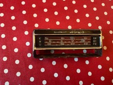 Plastik Chrom Blende Steckblende Becker Avus, Porsche Autoradio Radio Oldtimer 