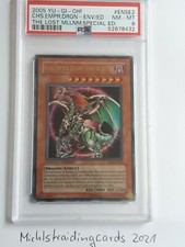 Yugioh  PSA 8  Chaos Emperor Dragon - Envoy of the End  TLM-ENSE2  Ultrarare