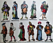 Papiertheater - SCHOLZ - DER WAFFENSCHMIED - 295 - 11 Figuren (kompl.)